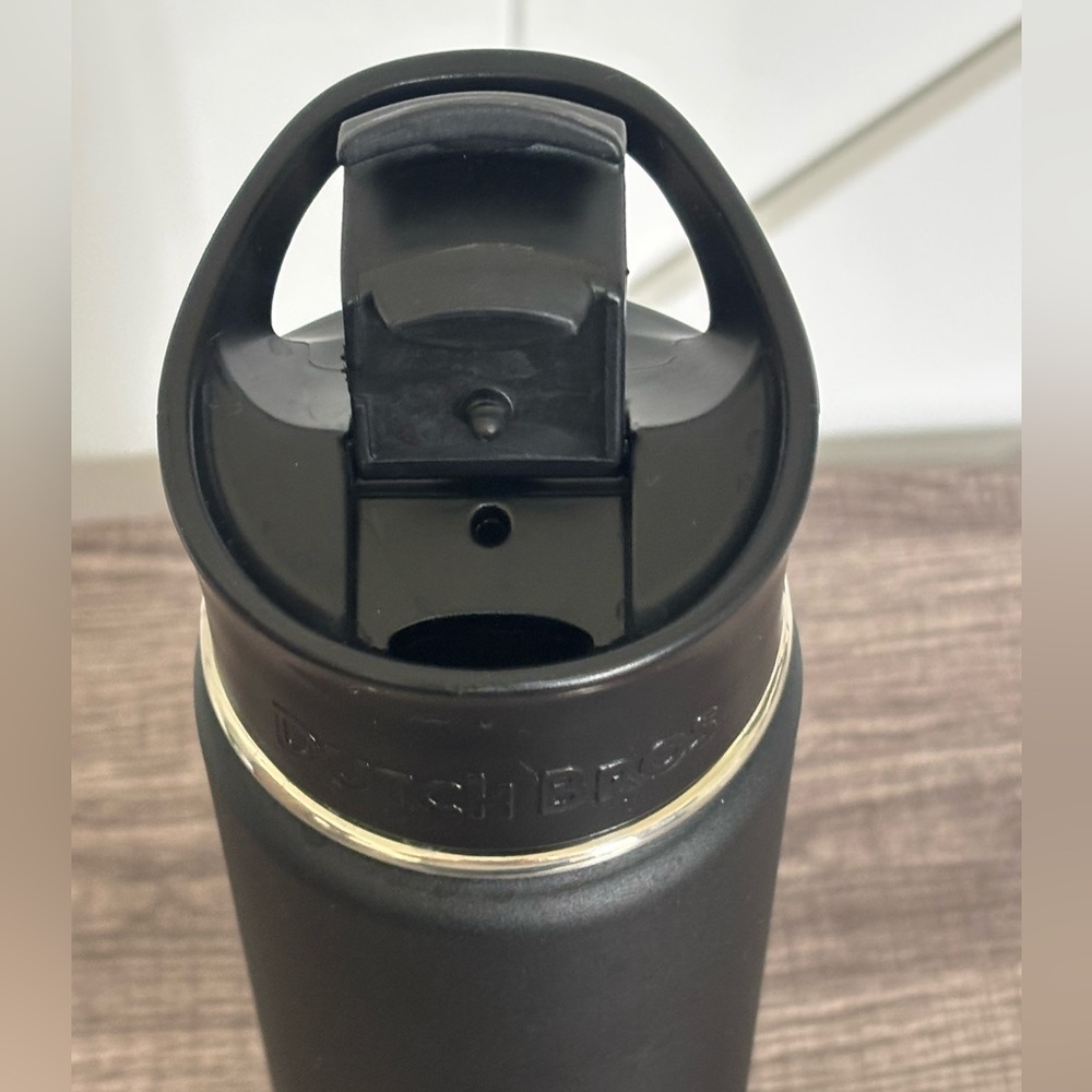 Dutch Bros 20 oz Black Insulated Tumbler with stickers - Picture 7 of 8
